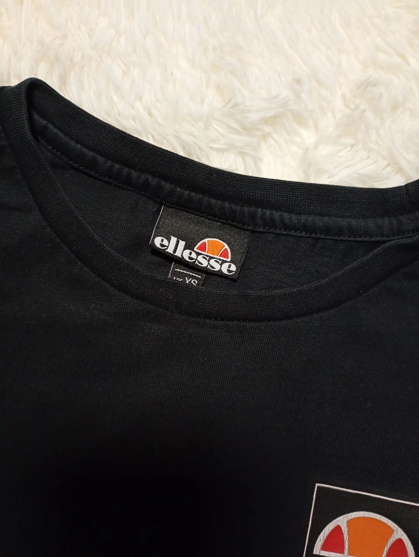 Ellesse Heritage Logo Tee - Black - XS – photo 5